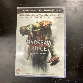 Hacksaw Ridge - aseeton sotilas DVD (M-/M-) -sota/draama-